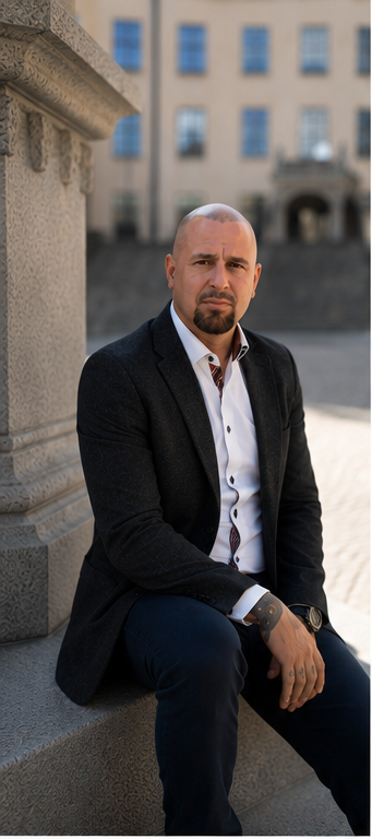 Christoffer Forslund utomhus